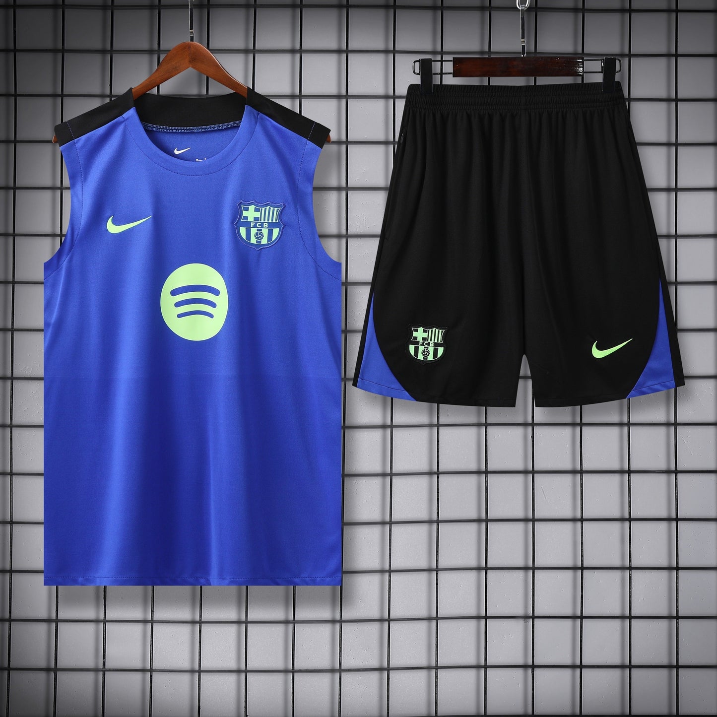 FC Barcelona - Tanktop Trainingset Blauw
